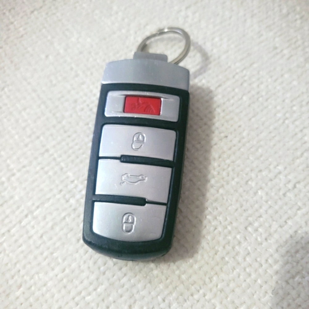 Black and Silver Car Key Fob